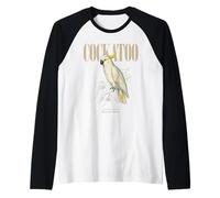 Vintage Cacatoès Observation des Oiseaux Art Nature Amour Oiseaux Manche Raglan