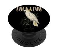 Vintage Cacatoès Observation des Oiseaux Art Nature Amour Oiseaux PopSockets PopGrip Adhésif