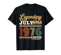 Vintage Cadeau d'anniversaire 50 Ans Nés en Juillet 1976 T-Shirt