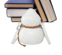 Vintage Calabash Sling - Retro PU Leather Bag, Shoulder Carry Purse for Daily Commuting, Classic Handbag Design, Brown Satchel Style with Antique Finish, Urban Accessory Bag for Studying and Exercise