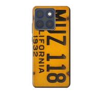 Vintage California Car License Plate Etui Coque Housse pour Motorola Edge 70