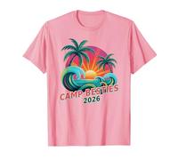 Vintage Camp Besties 2026 Vacances Voyage Vacances Plage T-Shirt