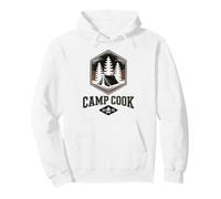 Vintage Camp Cook BBQ Chef est Le Directeur de l'équipe hôte du Camping, Smore Sweat à Capuche