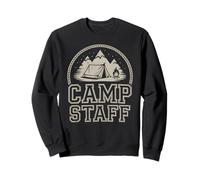 Vintage Camp Personnel Directeur Vibes Host Besties Girls Team Sweatshirt
