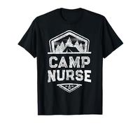 Vintage Camper Infirmière Camping Trip Camping Personnel Camper Crew T-Shirt