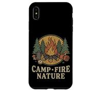 Vintage Camping Adventure Outdoor Cadeau Camp Fire Nature Coque pour iPhone XS Max