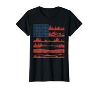 Vintage Camping Nature Paysage Scènes Sauvages T-Shirt Graphique avec Valeur