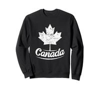 Vintage Canada Flag Drapeau Canadien Feuille d'érable Sweatshirt