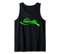 Vintage Cannabis Art Retro Marijuana THC Retro 420 Day Weed Débardeur