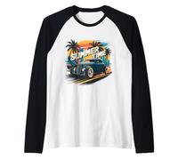 Vintage Car Adventures in Summer Along The Beach Road Manche Raglan