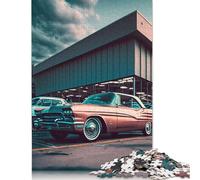 Vintage Car Poster Puzzle 1000 Pièces Educa Jouet en Bois Cadeau Unique De l'art De La Décoration Jeu Éducatif Challenge Toy Adultes & Enfants des 14 Ans 1000pcs (38x26cm)