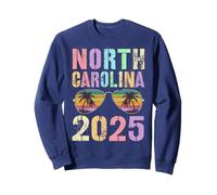 Vintage Caroline du Nord 2026 Vacay Cruise Vacances Assorti Sweatshirt