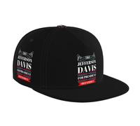 Vintage Casquette De Baseball Anniversaire De Jefferson Davis, Campagne Présidentielle De 1861 Visière Cap Réglable Denim Casquette pour Femme, Extérieur, Adolescent