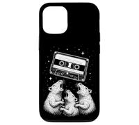 Vintage Cassette Tape Singing Rats Retro Music Coque pour iPhone 12/12 Pro
