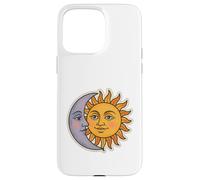 Vintage Céleste Lune et Soleil Rétro Cosmique Esthétique Coque pour iPhone 15 Pro Max