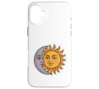 Vintage Céleste Lune et Soleil Rétro Cosmique Esthétique Coque pour iPhone 16 Plus