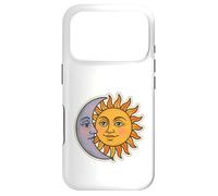 Vintage Céleste Lune et Soleil Rétro Cosmique Esthétique Coque pour iPhone 17 Pro