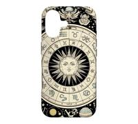 Vintage Celestial Navigation Astrologie Zodiaque Soleil Lune Étoiles Coque pour iPhone 17
