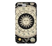 Vintage Celestial Navigation Astrologie Zodiaque Soleil Lune Étoiles Coque pour iPhone 7 Plus/8 Plus
