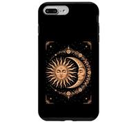 Vintage Celestial Sun Moon Spiritual Harmony Coque pour iPhone 7 Plus/8 Plus