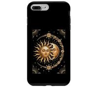 Vintage Celestial Sun Moon Spiritual Harmony Coque pour iPhone 7 Plus/8 Plus
