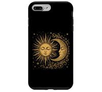 Vintage Celestial Sun Moon Spiritual Harmony Coque pour iPhone 7 Plus/8 Plus