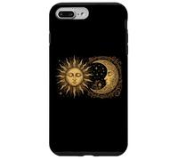 Vintage Celestial Sun Moon Spiritual Harmony Coque pour iPhone 7 Plus/8 Plus