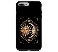 Vintage Celestial Sun Moon Spiritual Harmony Coque pour iPhone 7 Plus/8 Plus