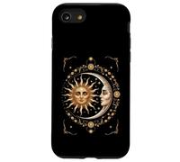 Vintage Celestial Sun Moon Spiritual Harmony Coque pour iPhone SE (2020) / 7/8