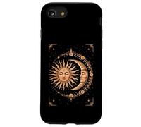 Vintage Celestial Sun Moon Spiritual Harmony Coque pour iPhone SE (2020) / 7/8
