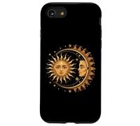 Vintage Celestial Sun Moon Spiritual Harmony Coque pour iPhone SE (2020) / 7/8