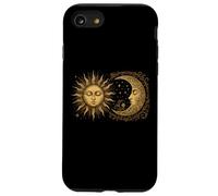 Vintage Celestial Sun Moon Spiritual Harmony Coque pour iPhone SE (2020) / 7/8