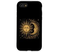 Vintage Celestial Sun Moon Spiritual Harmony Coque pour iPhone SE (2020) / 7/8