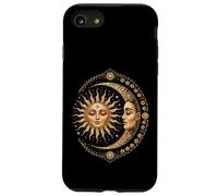 Vintage Celestial Sun Moon Spiritual Harmony Coque pour iPhone SE (2020) / 7/8