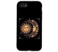 Vintage Celestial Sun Moon Spiritual Harmony Coque pour iPhone SE (2020) / 7/8
