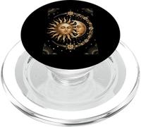 Vintage Celestial Sun Moon Spiritual Harmony PopSockets PopGrip pour MagSafe