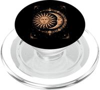 Vintage Celestial Sun Moon Spiritual Harmony PopSockets PopGrip pour MagSafe