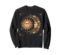 Vintage Celestial Sun Moon Spiritual Harmony Sweatshirt
