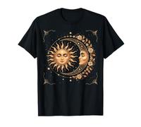 Vintage Celestial Sun Moon Spiritual Harmony T-Shirt