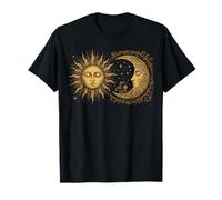 Vintage Celestial Sun Moon Spiritual Harmony T-Shirt