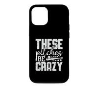 Vintage Ces terrains sont Fous Baseball drôle Coque pour iPhone 12/12 Pro