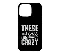 Vintage Ces terrains sont Fous Baseball drôle Coque pour iPhone 15 Pro Max