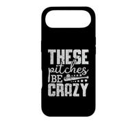 Vintage Ces terrains sont Fous Baseball drôle Coque pour iPhone Air