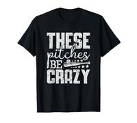 Vintage Ces terrains sont Fous Baseball drôle T-Shirt