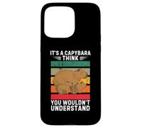 Vintage, C'est Un Capybara, Je Pense Que Vous ne comprendriez Pas Coque pour iPhone 15 Pro Max