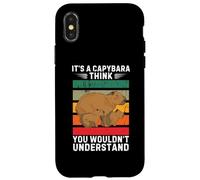 Vintage, C'est Un Capybara, Je Pense Que Vous ne comprendriez Pas Coque pour iPhone X/XS