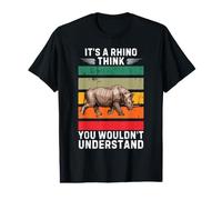 Vintage C'est Un rhinocéros Que Vous ne comprendriez Pas T-Shirt Graphique avec Valeur
