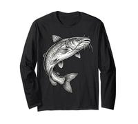 Vintage Channel Catfish Fishing Fisherman Pêcheur Manche Longue