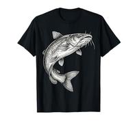 Vintage Channel Catfish Fishing Fisherman Pêcheur T-Shirt