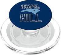 Vintage Chapel Hill Carte Caroline du Nord avec Un cœur PopSockets PopGrip pour MagSafe